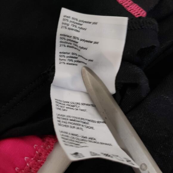 NEW!! Speedo Fit SIZE 8 Black Pink Sport Tankini Top Built Bra Endurance 7723132 - Picture 10 of 14